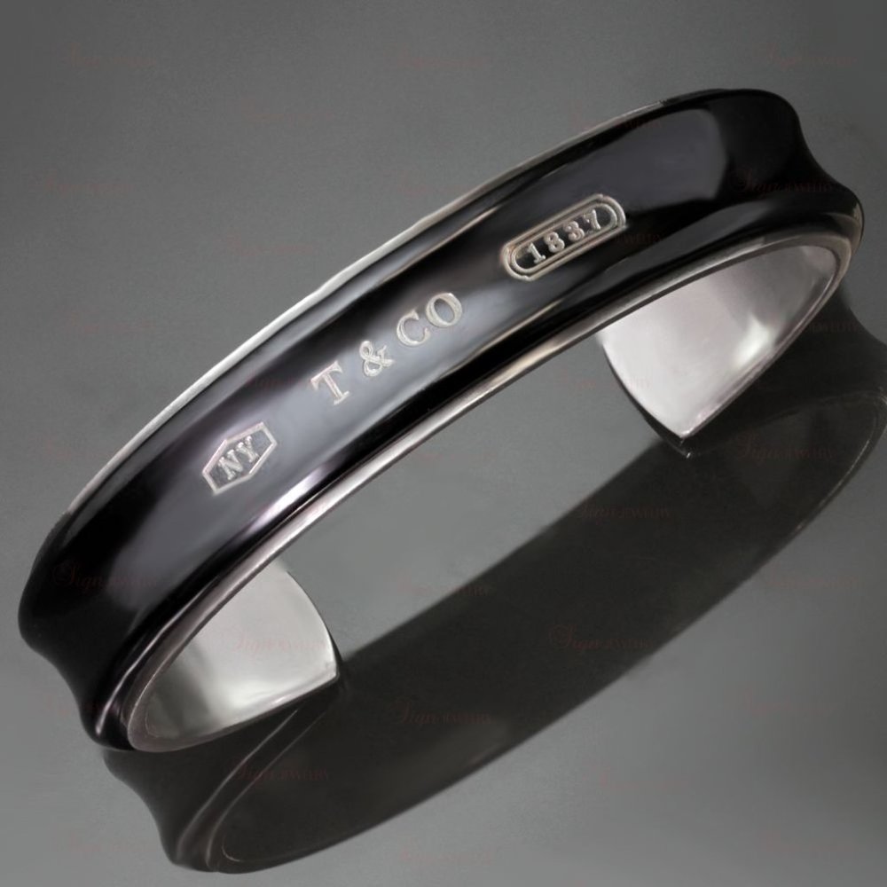 TIFFANY & CO. 1837 Midnight Titanium Sterling